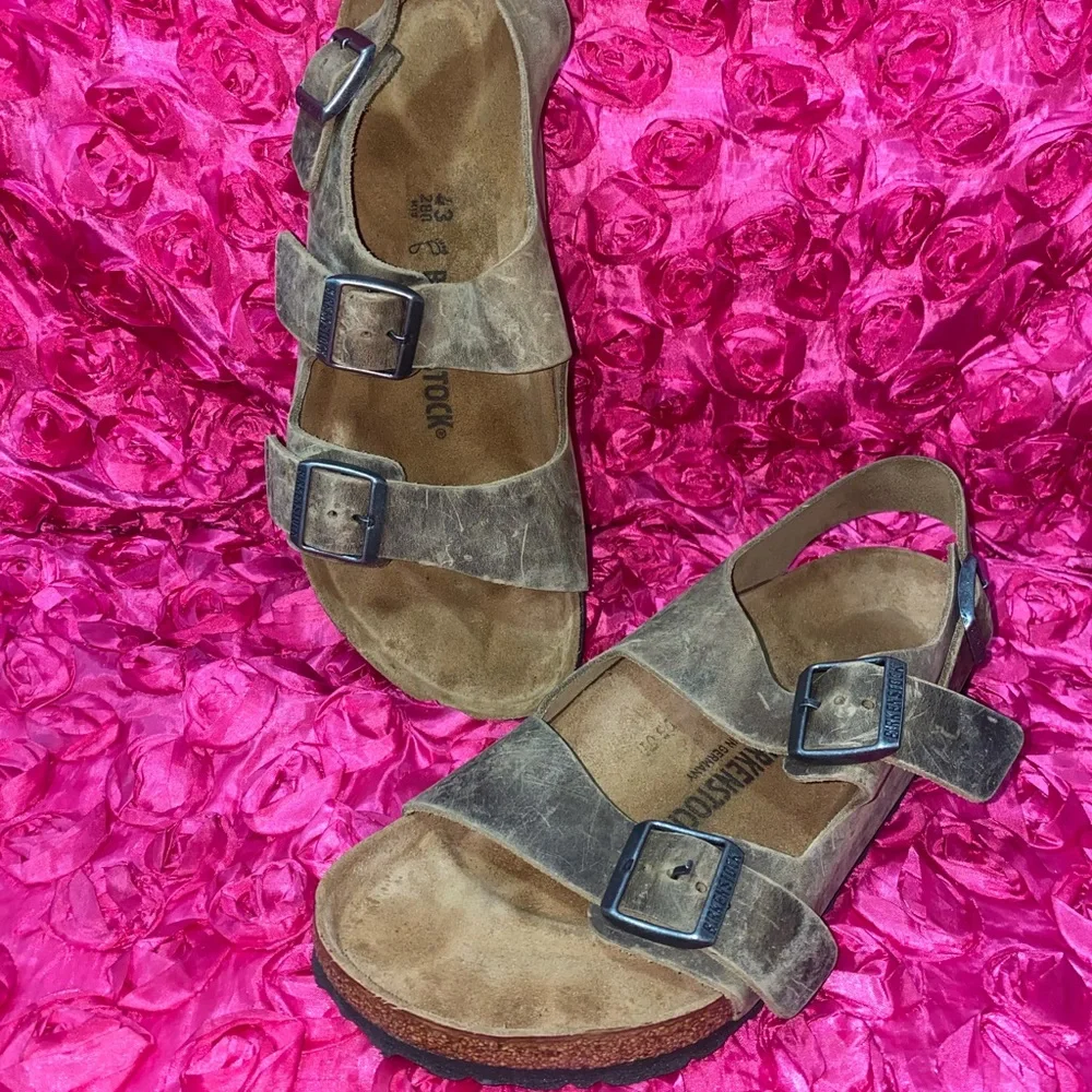 Birkenstock men’s milano oiled leather